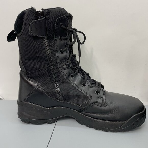5.11 Tactical ATAC 2.0 8” Boots Combat Duty Side Zip Leather Black Mens 12 - Picture 10 of 15